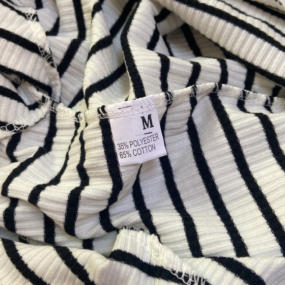 2/$15 Cropped Long Sleeve Striped Shirt - Picture 3 of 3